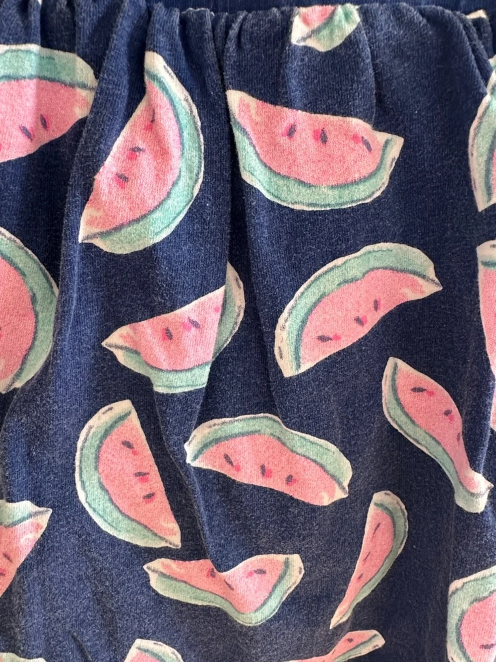 OshKosh B'gosh Navy Skirt with Pink & Watermelon Print